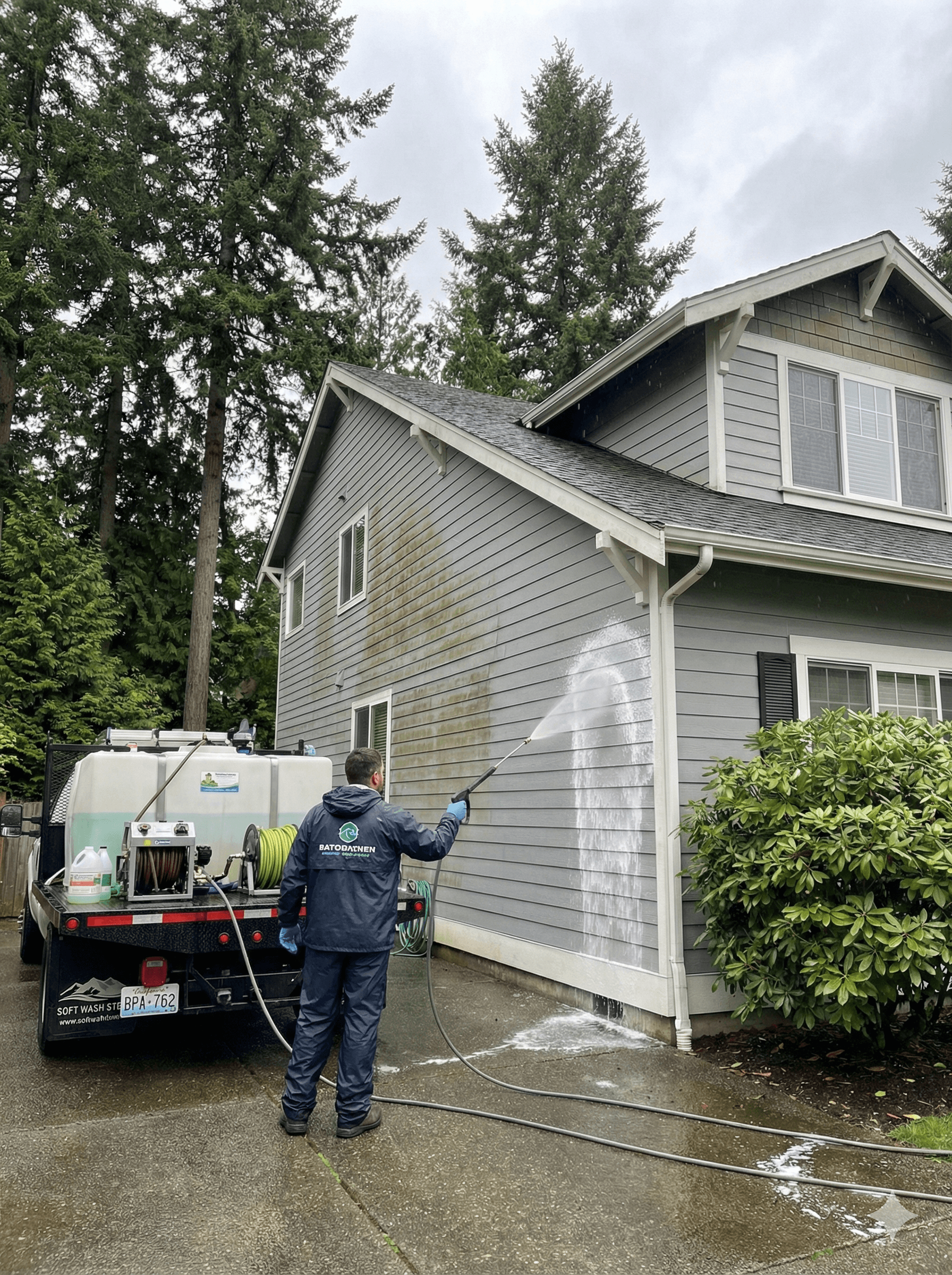 Professional House Soft Washing Service